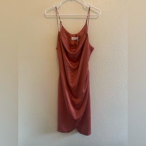 Wish Terracotta Backless Dress